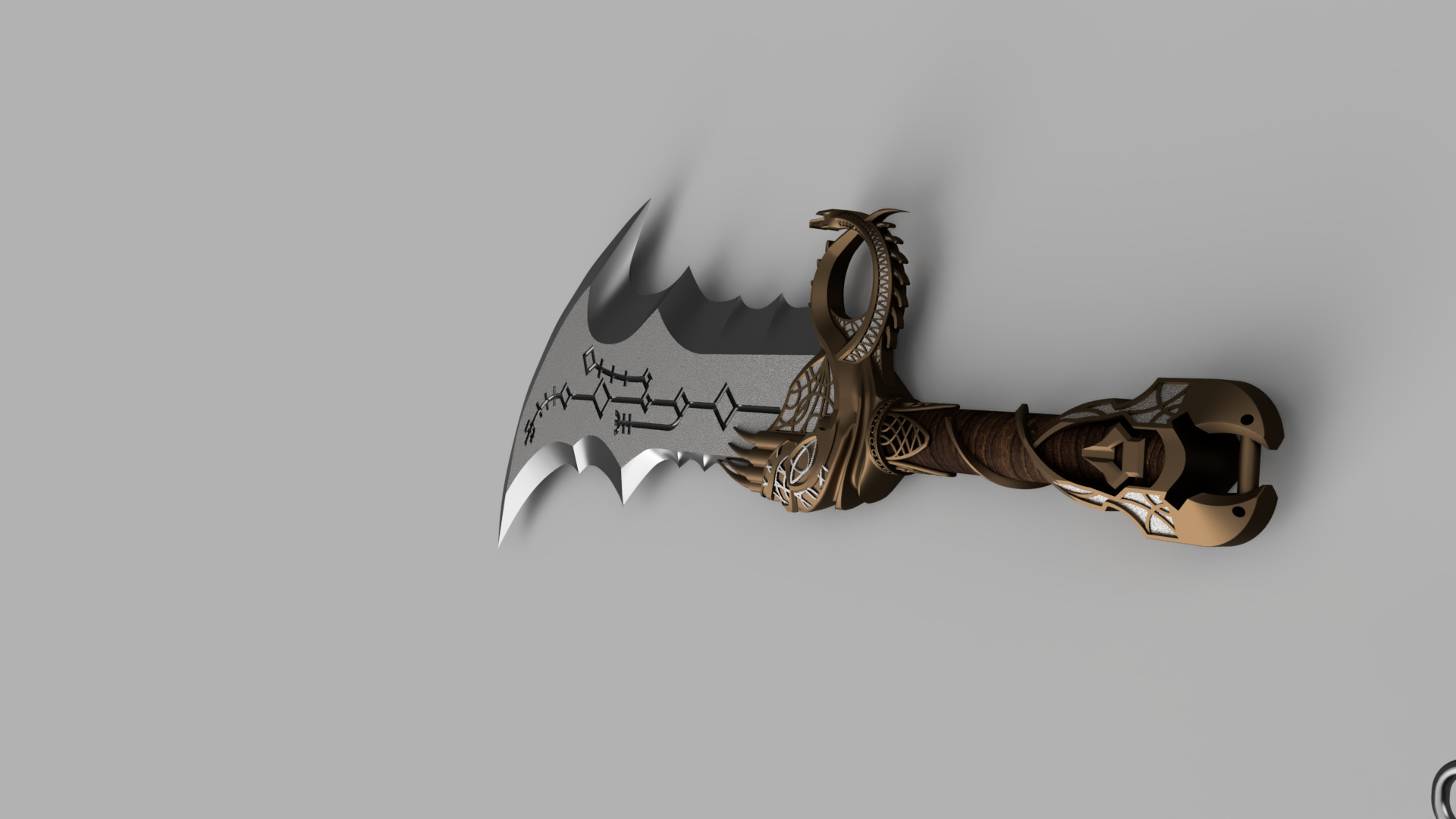 STL file God of war blades of chaos 🔫・3D printer model to download・Cults